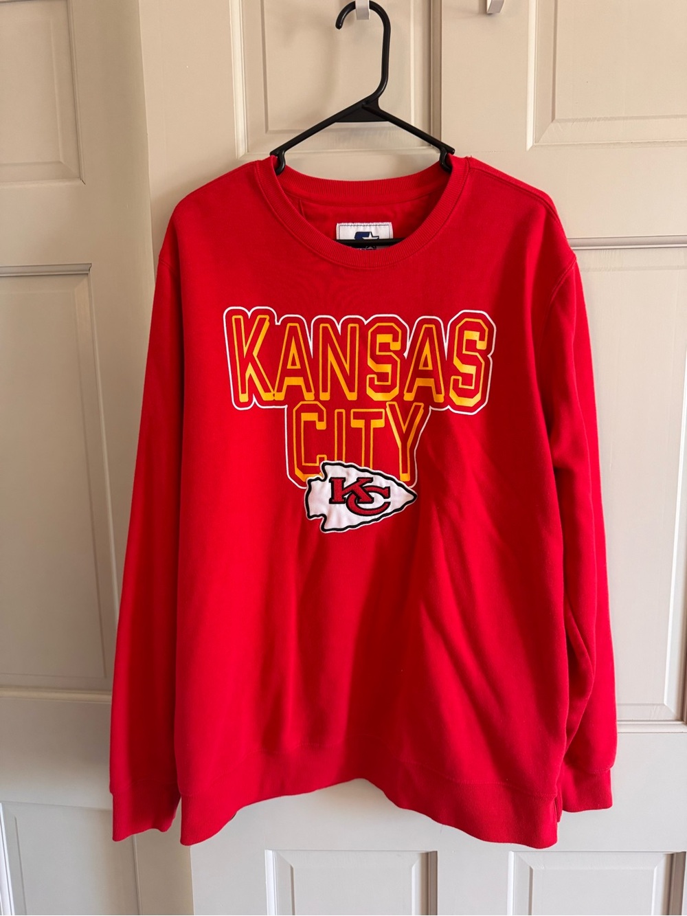 Starter Kansas City Chiefs Crewneck Swearshirt XL